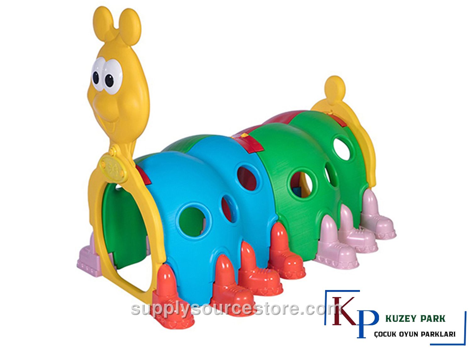 Colorful Caterpillar Play Tunnel
