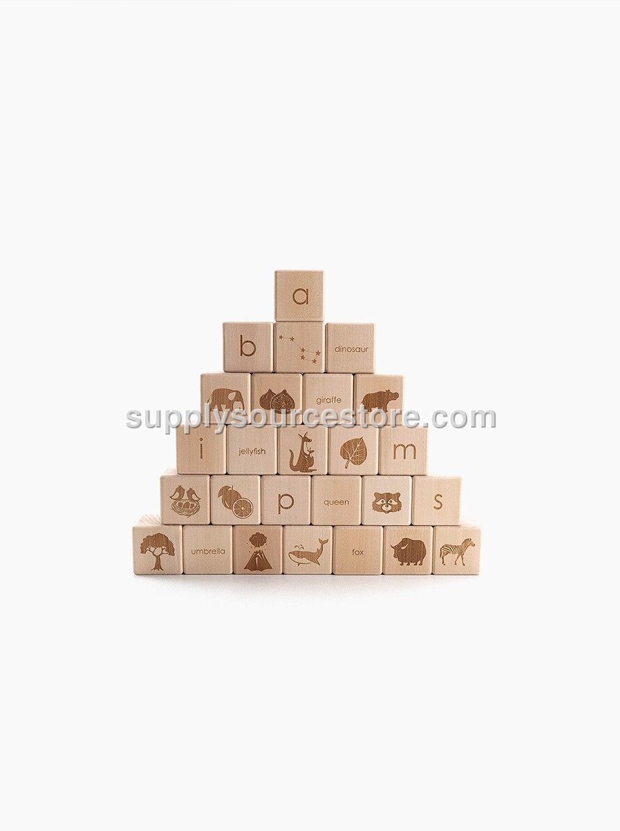 English Alphabet Blocks / Wooden