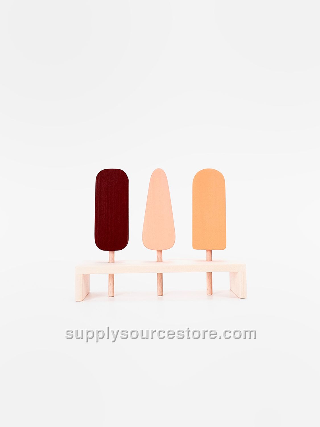 Ice cream bars / Chocolate, Strawberry and Peach