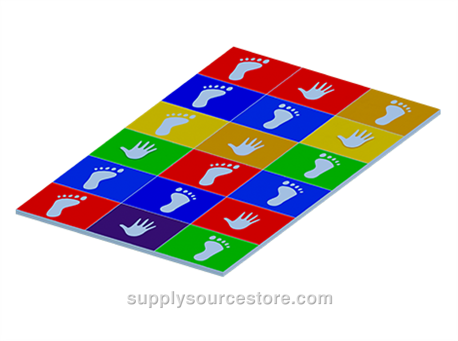 Physical Skill and Balance Play Set 18-Piece (50x50x2cm (19.7 x 19.7 x 0.8 in) Custom Color)