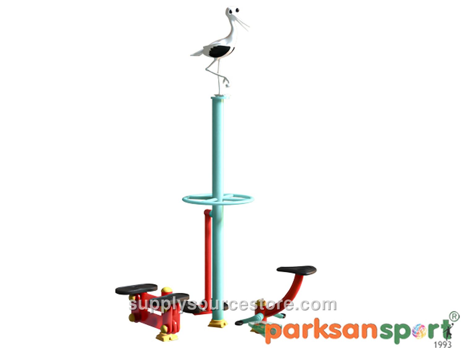 Kids Outdoor Fitness Equipment 3-Piece Set
