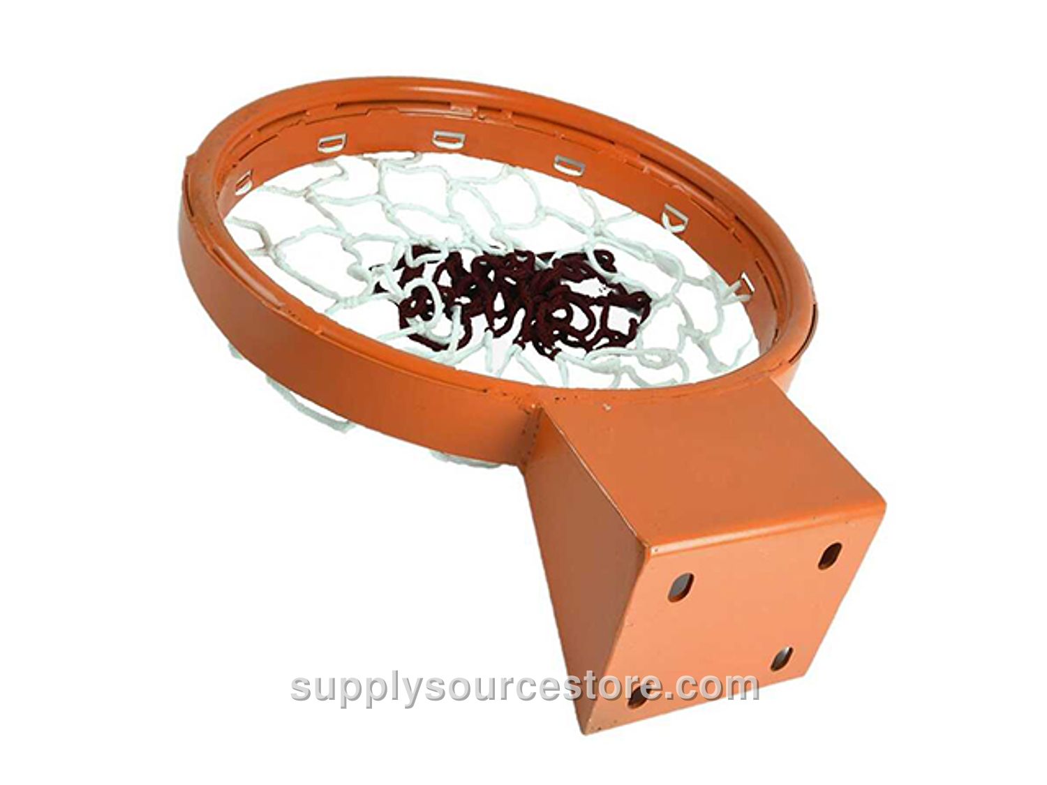 Double Integrated Fixed Basketball Hoop