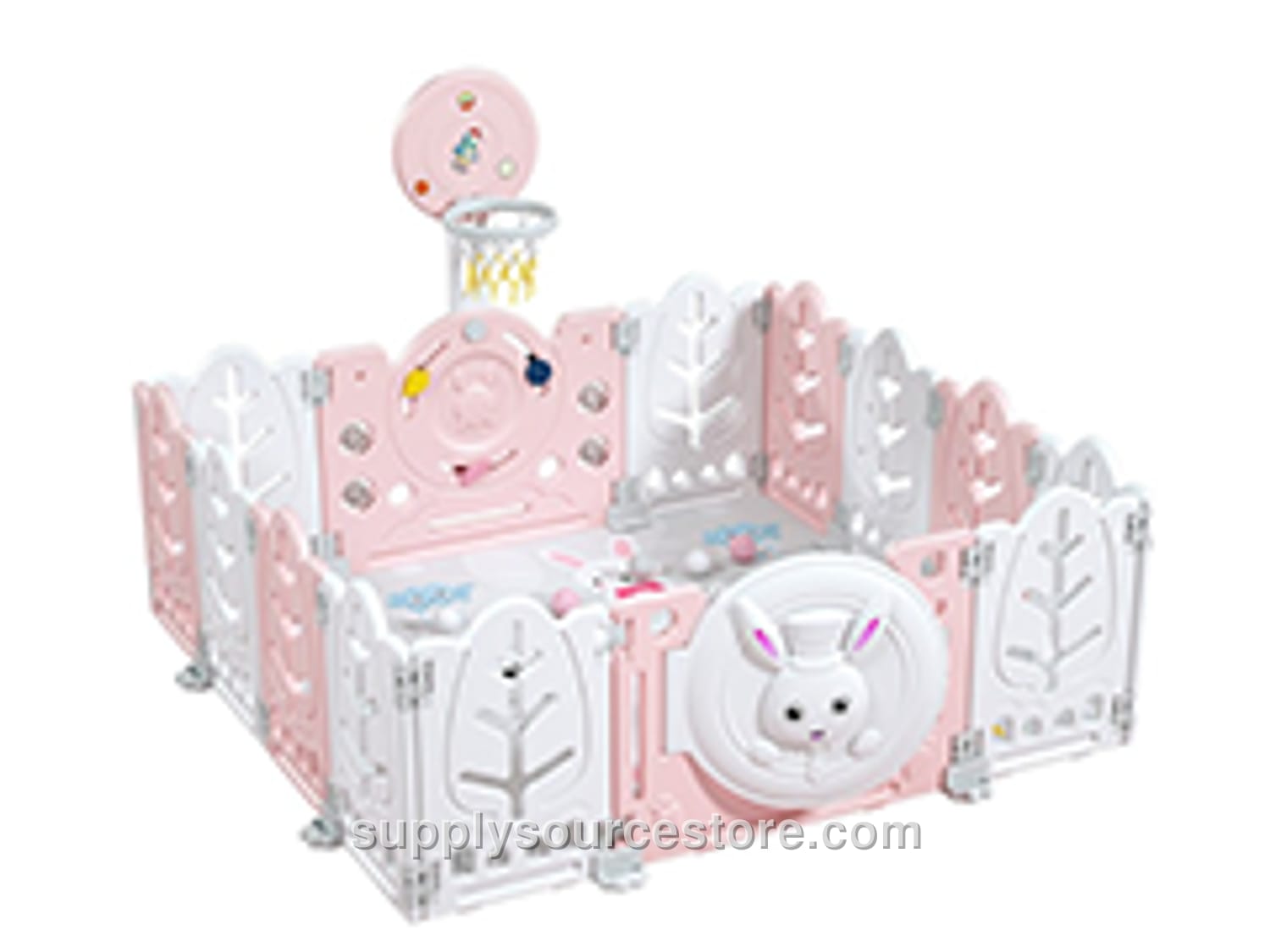 Cute Bunny Playground Fence
