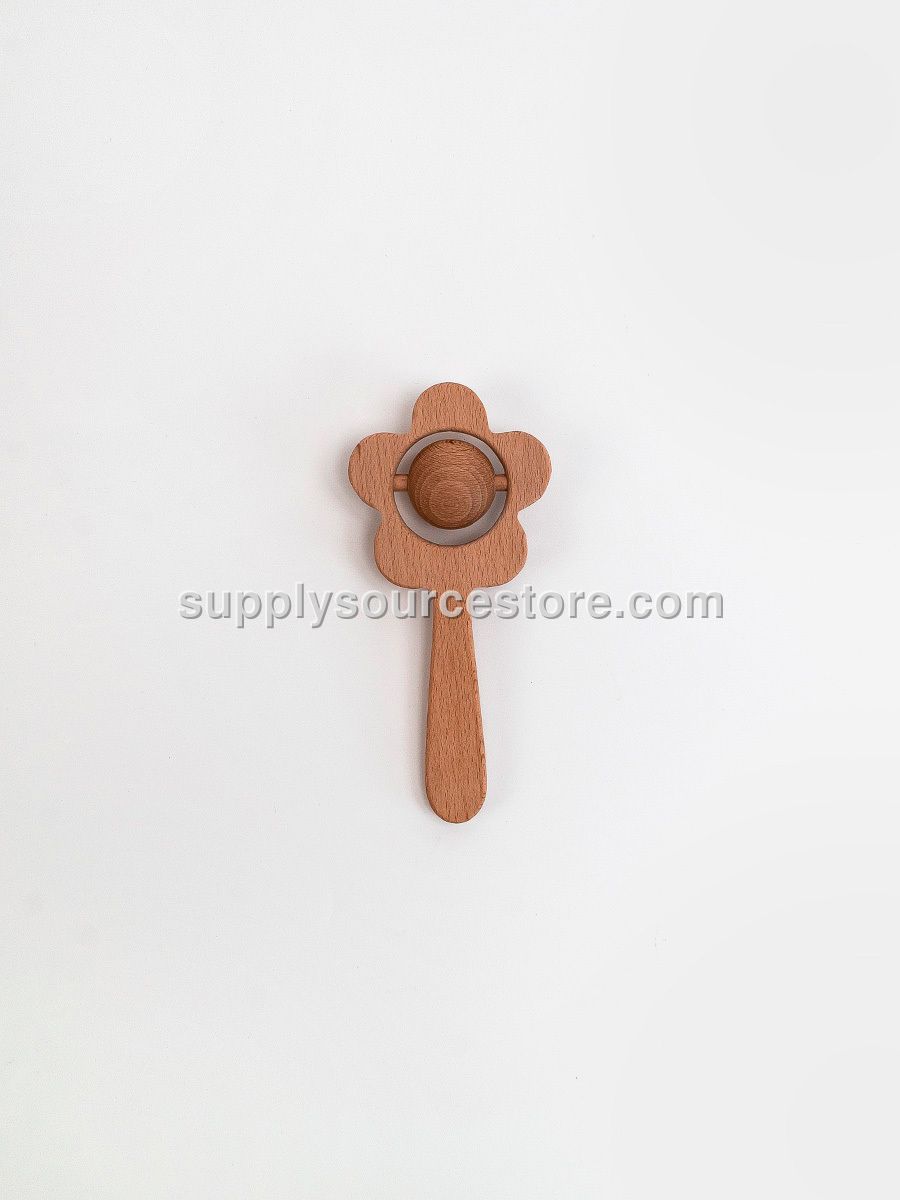 Flower rattle / Natural