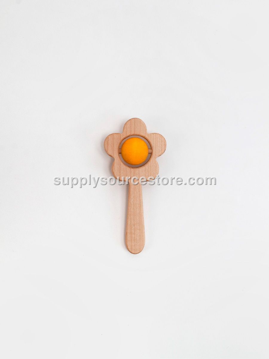 Flower Rattle / Yellow