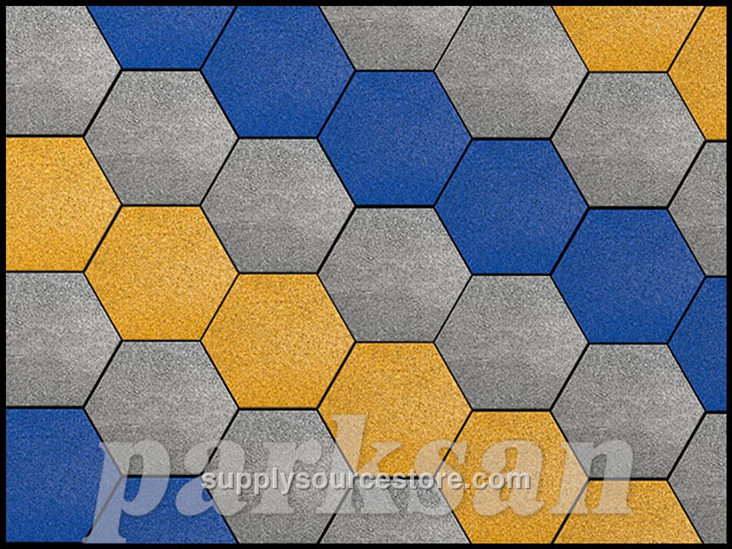 Rubber Hex Tile Model 03 – Custom Colors