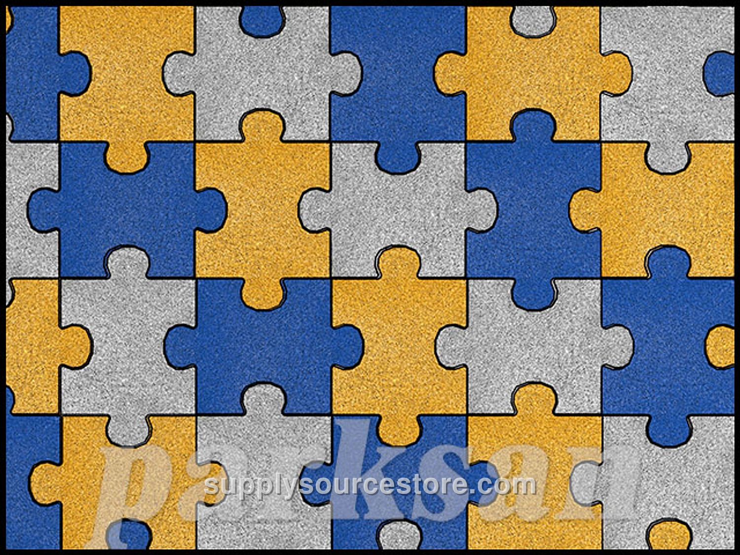 Rubber Tile Puzzle Model 03 - Custom Colors