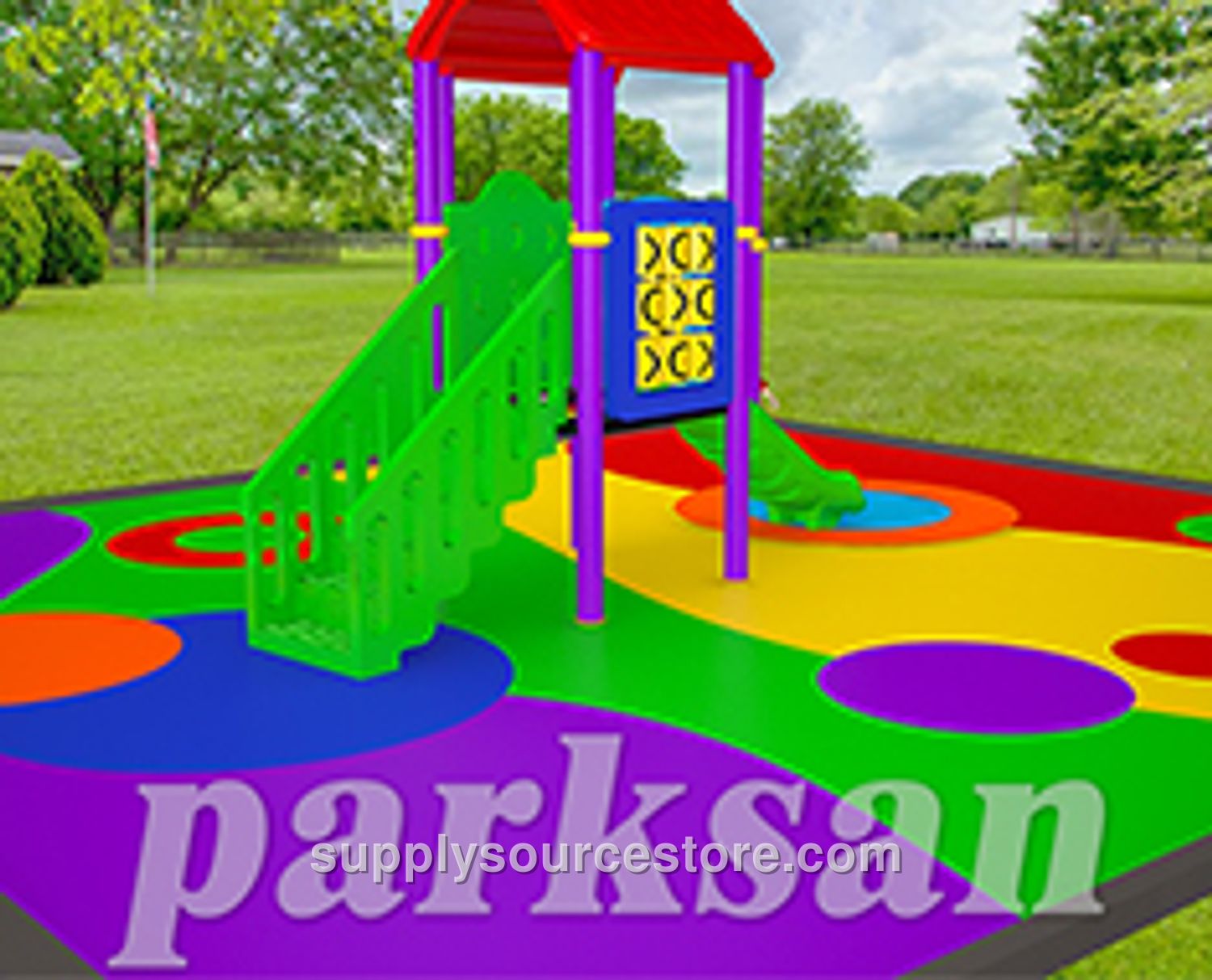 Cast Rubber Flooring Installation (Walking Path)