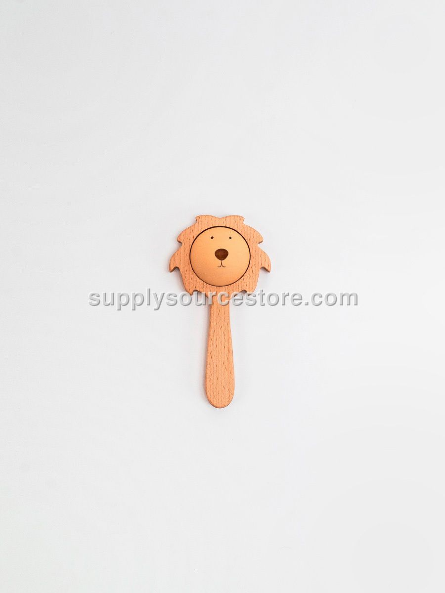 Lion rattle / Beige