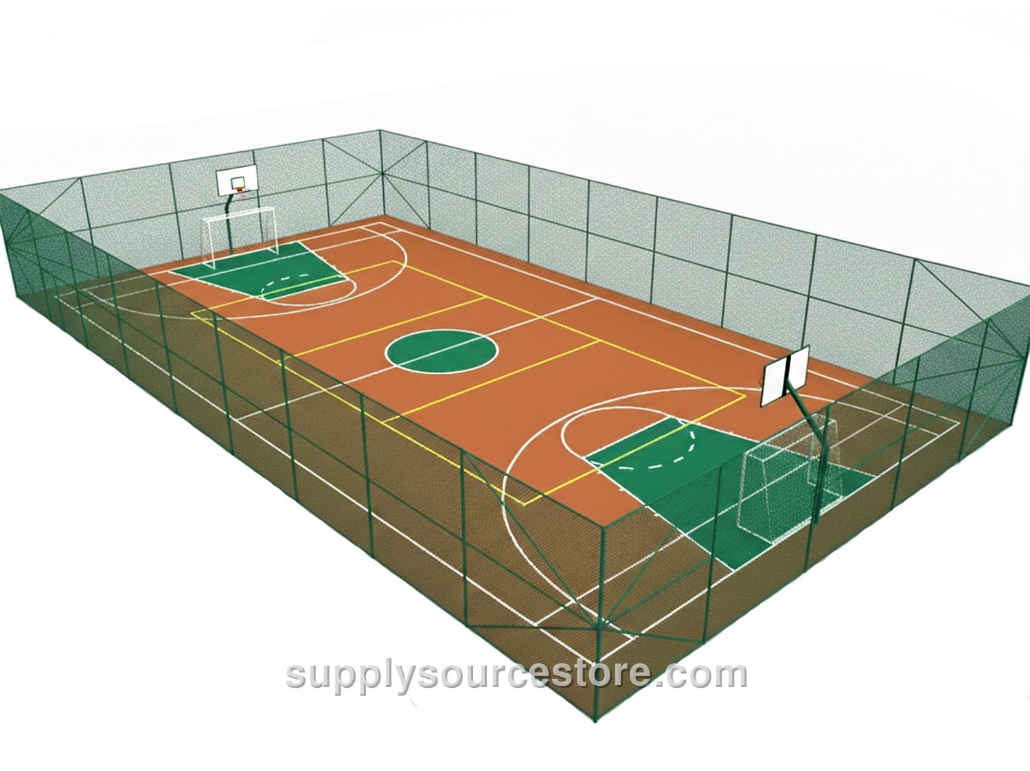 Multipurpose Sports Field (Basketball + Soccer)