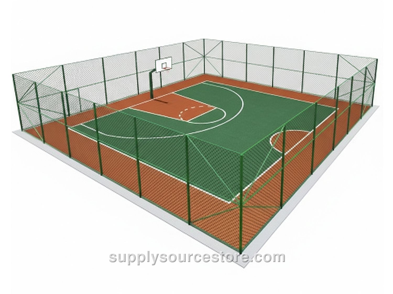 Half Basketball Court