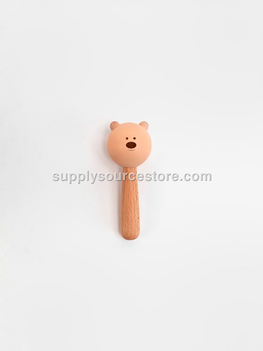 Bear rattle / Beige