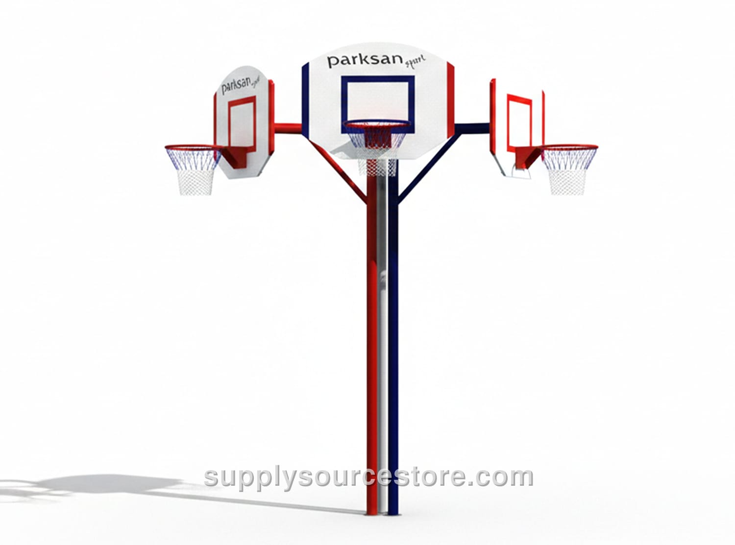Three-Sided Training Basketball with Fiber Backboard (90×120)