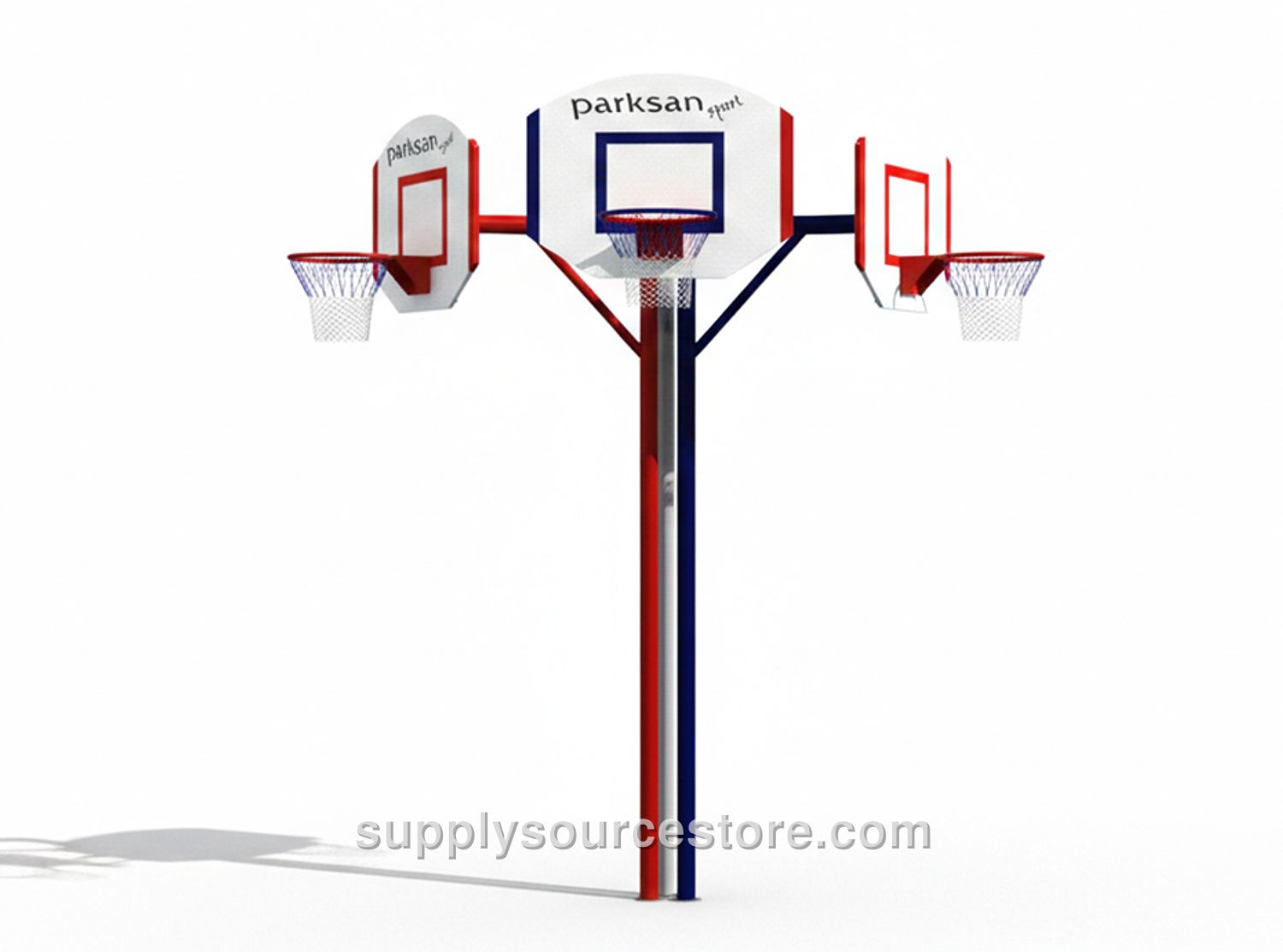 Three-Sided Basketball Hoop With Fiber Backboard (90×120)