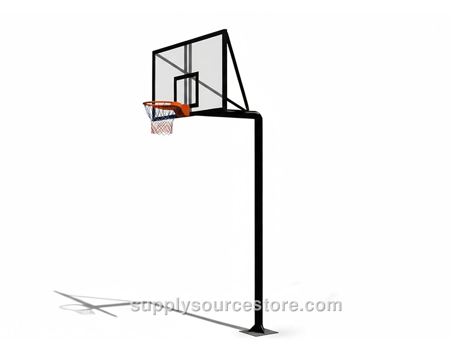 Basketball Hoop with Glass Backboard (105×180)