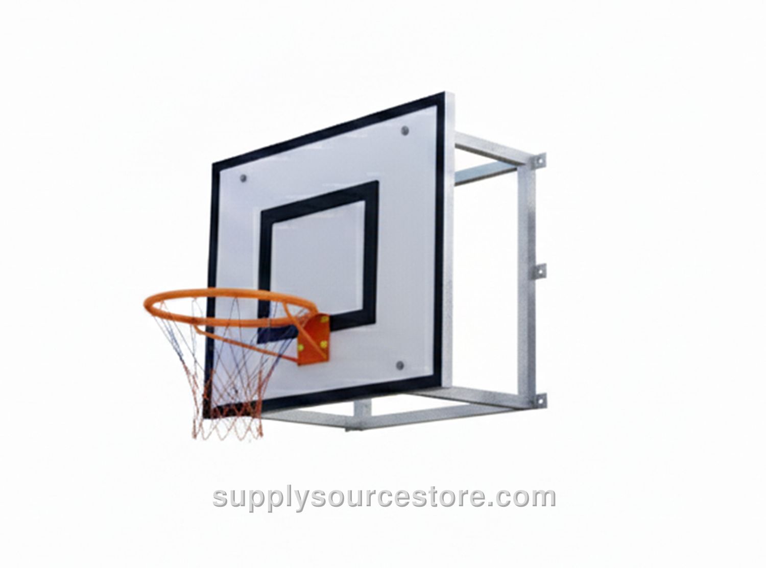 Wall-Mounted Basketball Hoop with MDF Backboard (90×120)
