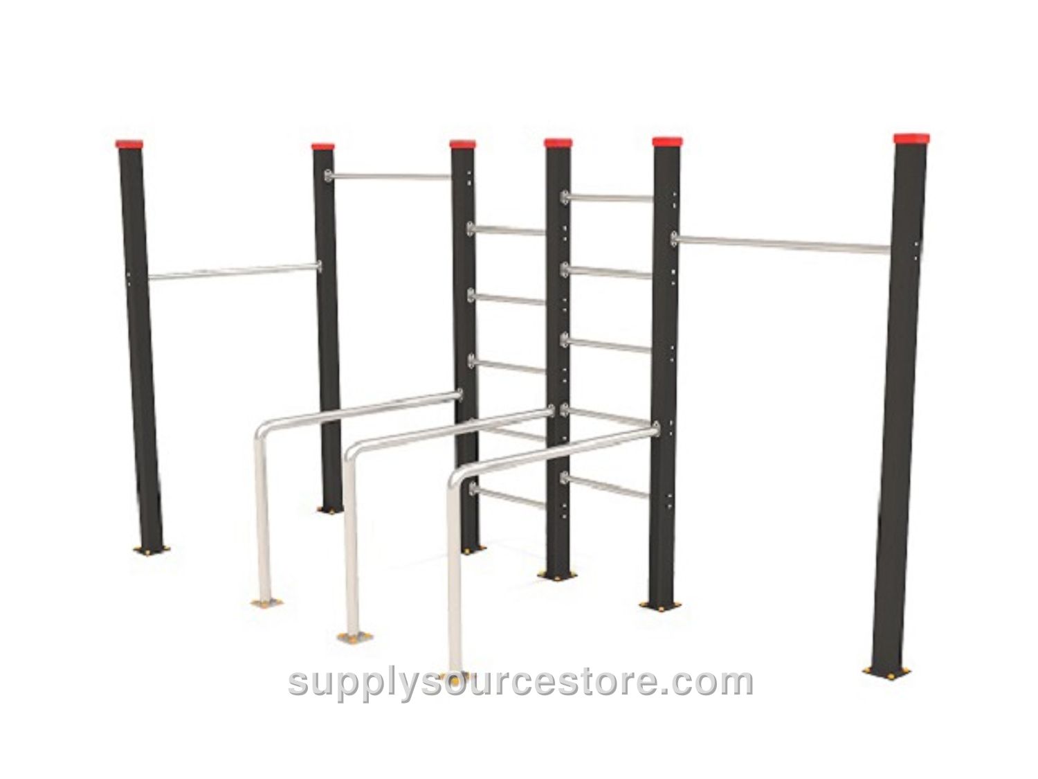 Outdoor Bar and Pull-up Bar Set