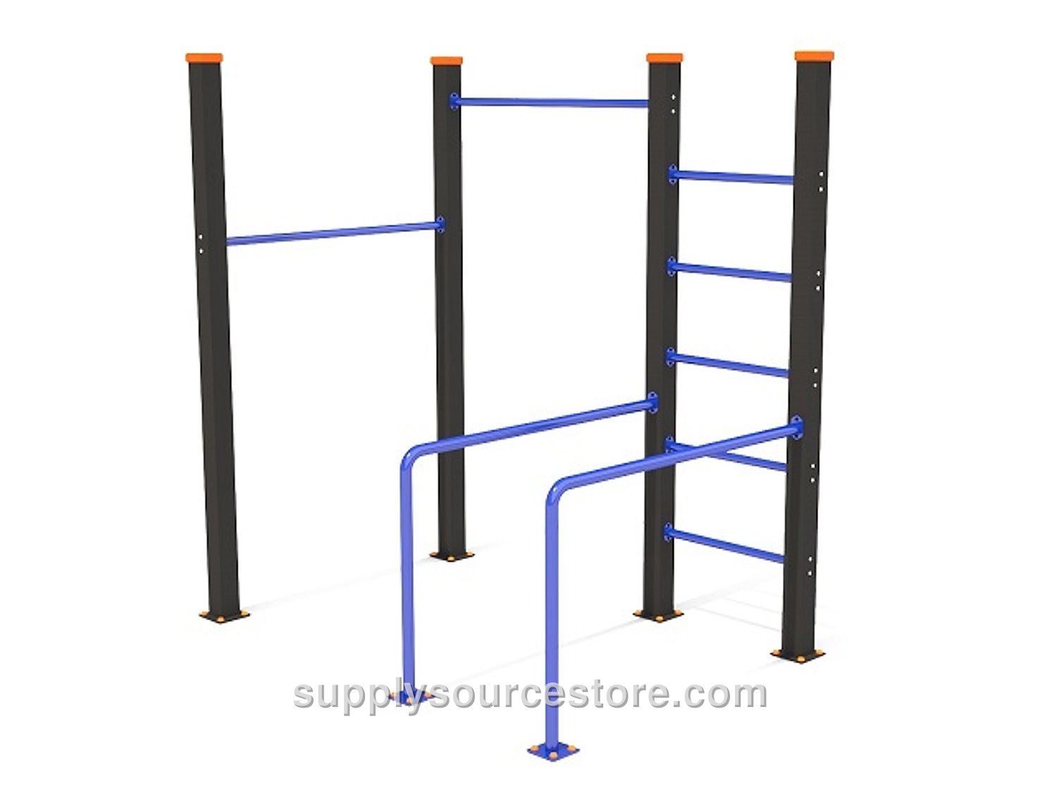 Outdoor Bar and Pull-Up Bar Set