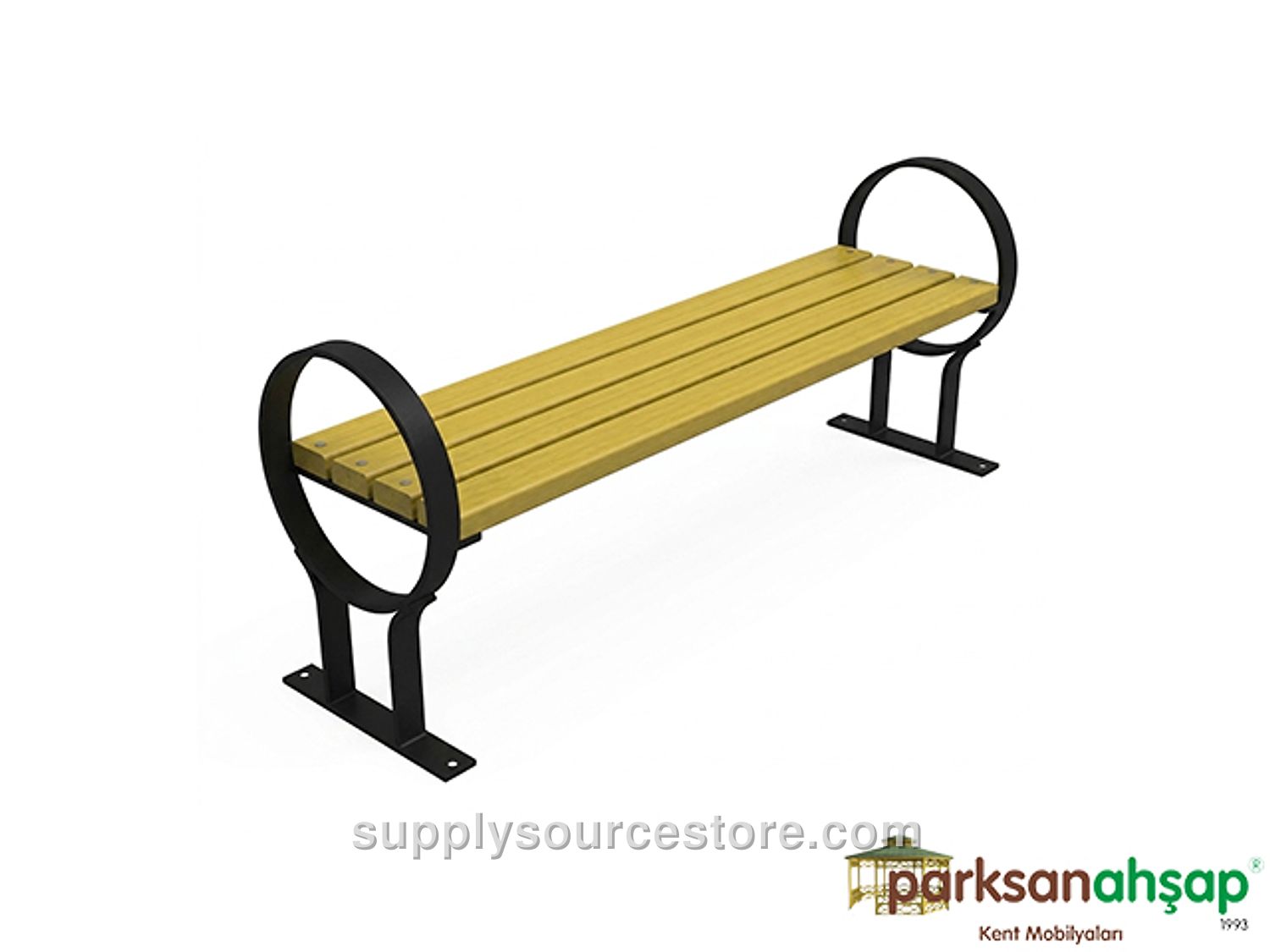 Wood Metal Leg Bench 150(L) x 40(W) x 45(H)
