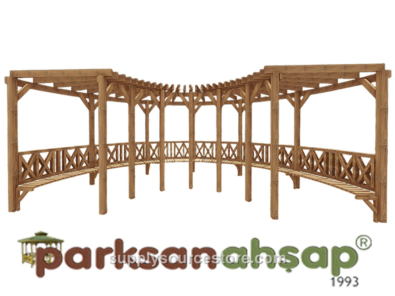 Wood – Wooden Pergola 850(L) x 400(W) x 250(H)