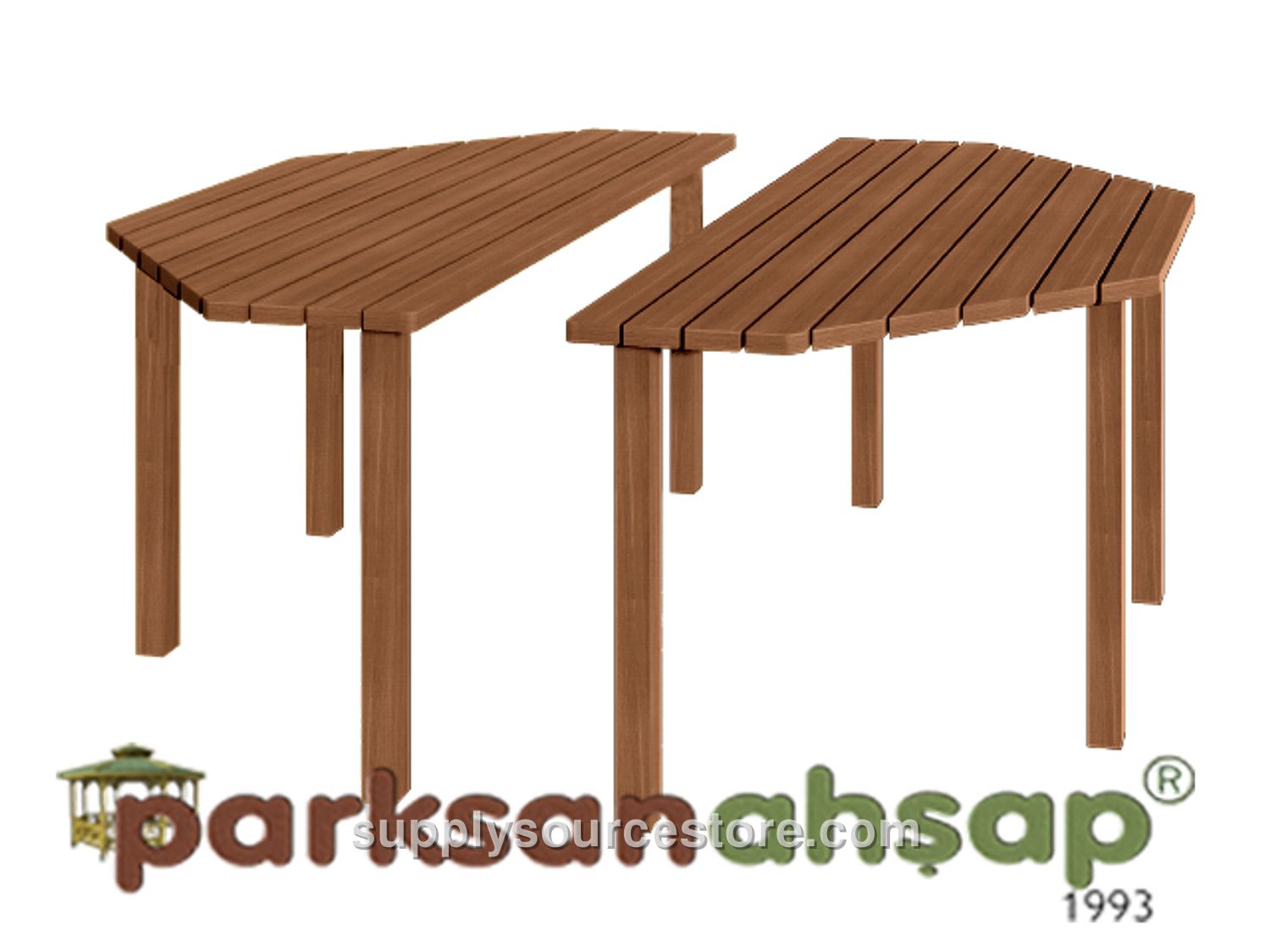 Wood – Wooden Octagonal Table Set 190 (Dia) x 75 (H)