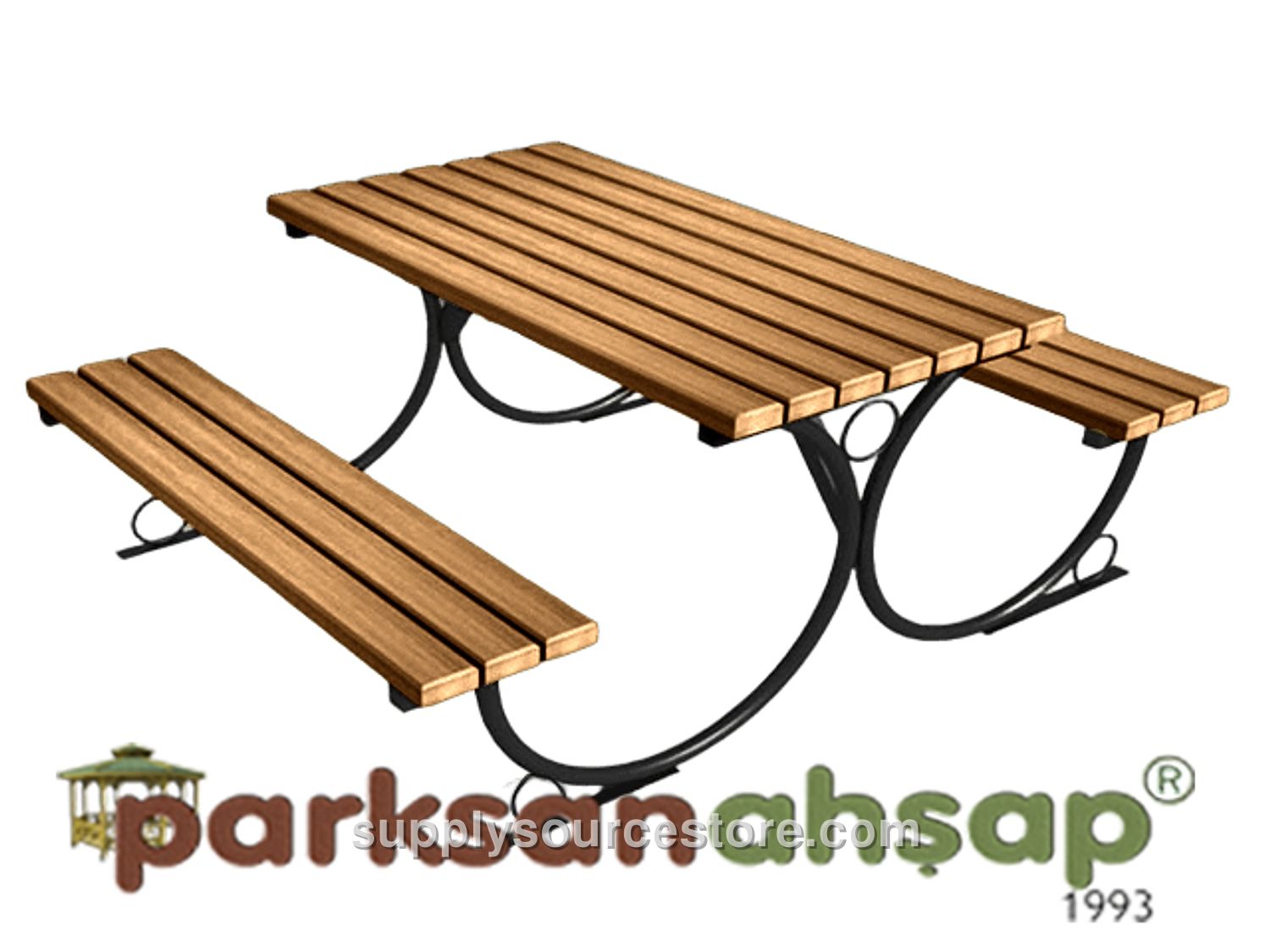 Picnic Table (Metal Legs) 145(L) x 160(W) x 75(H)