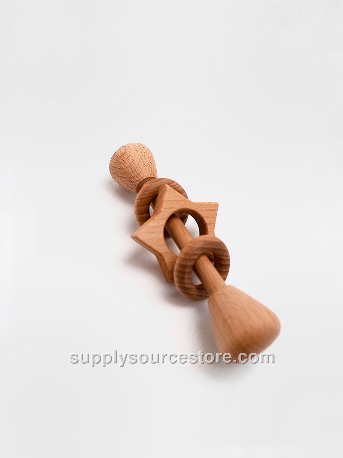Rings and Star rattle / Natural