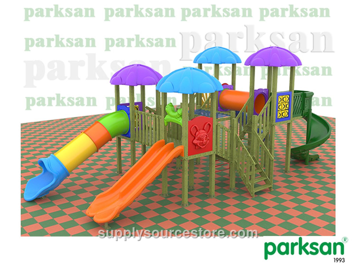 Wooden Children Playground (Classic Series)