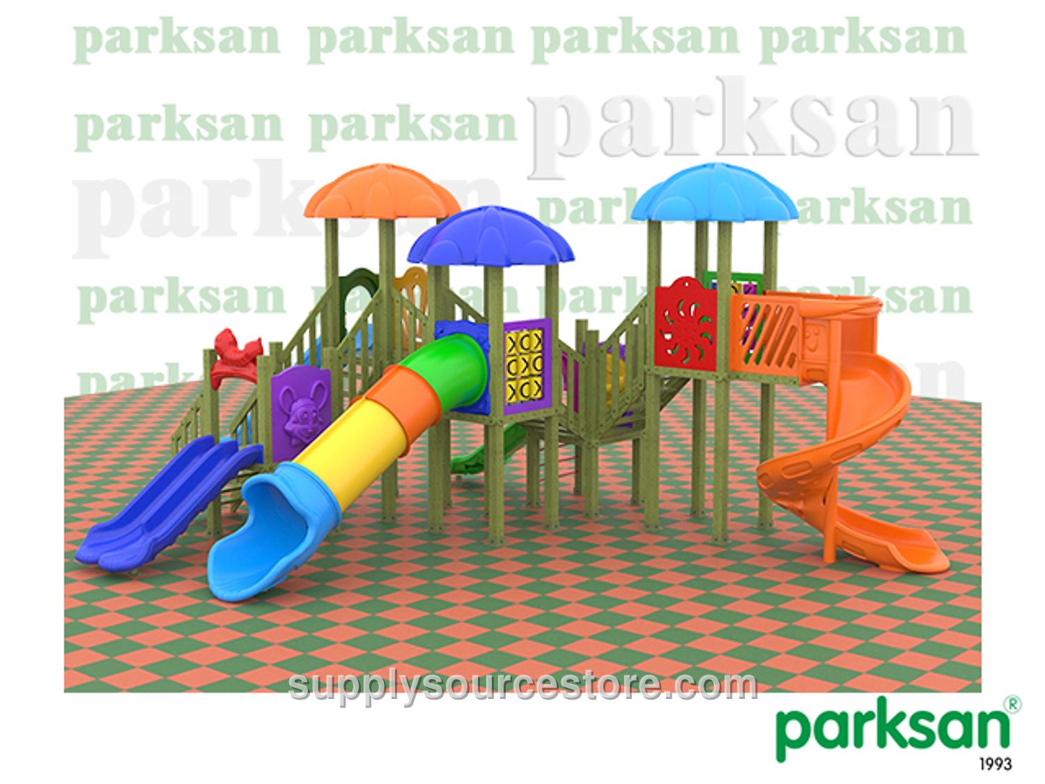 Wooden Children's Playground (Classic Series)