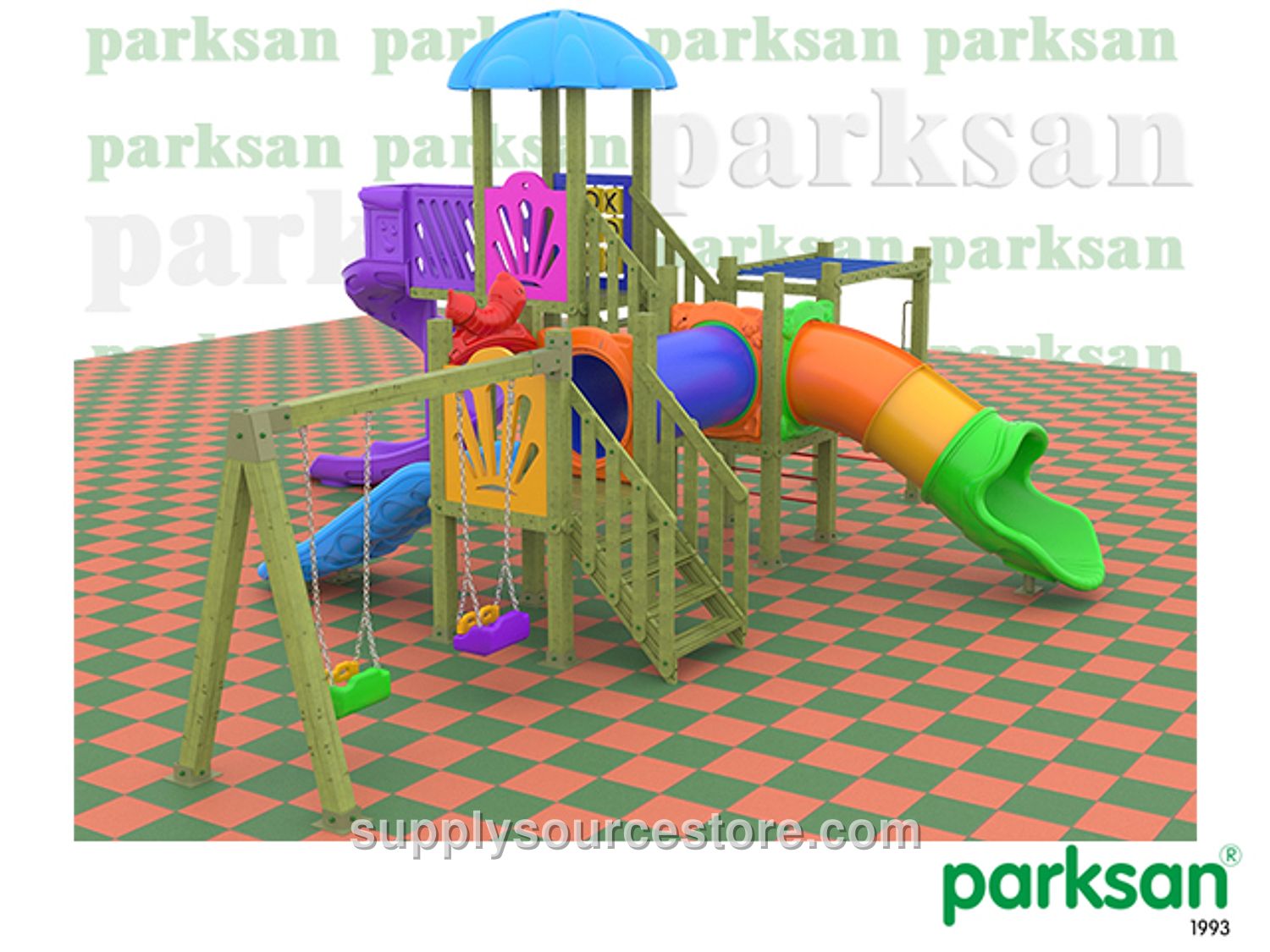 Wooden Playground Set (Classic Series)