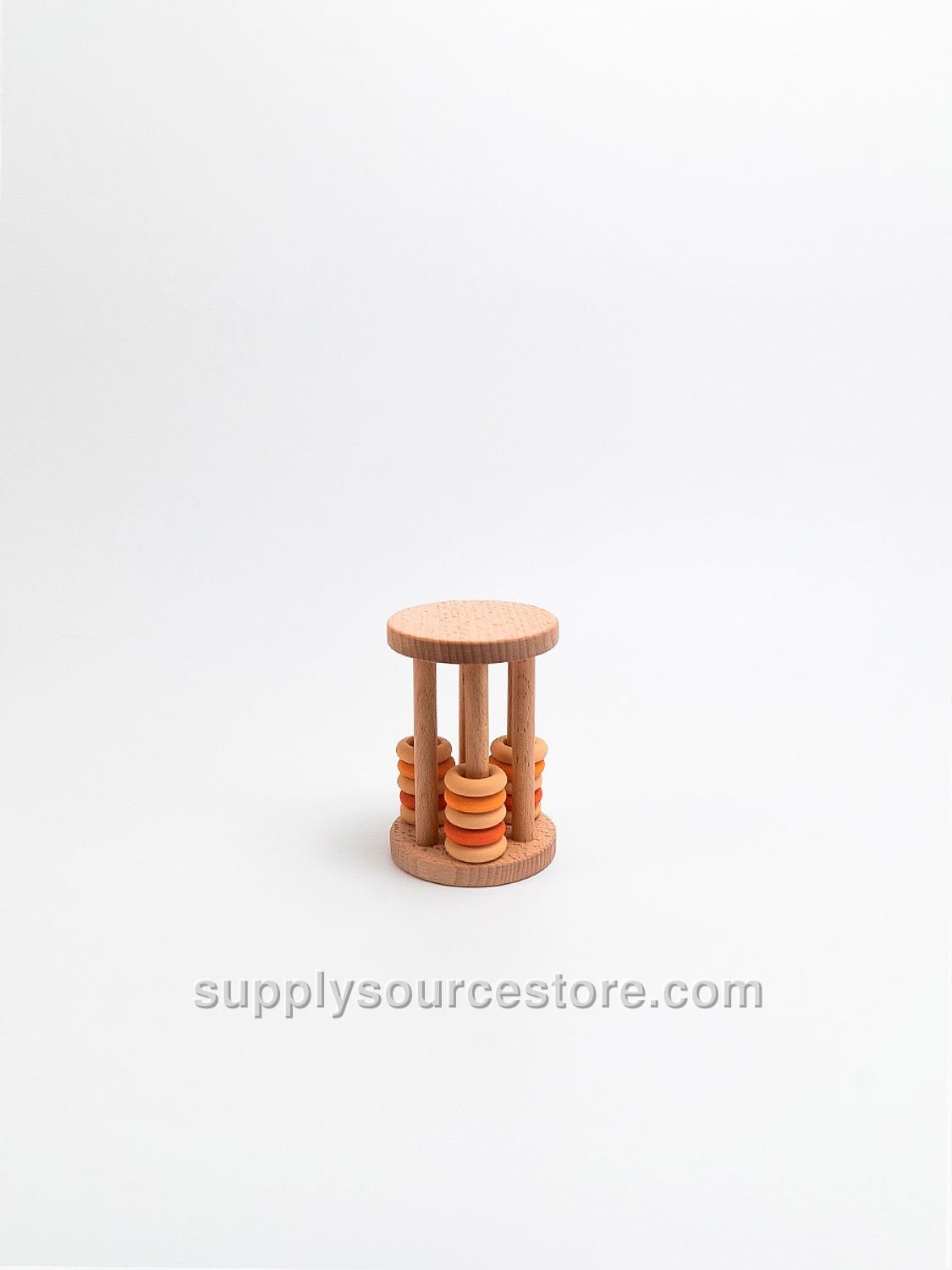Rings rolling rattle / Beige