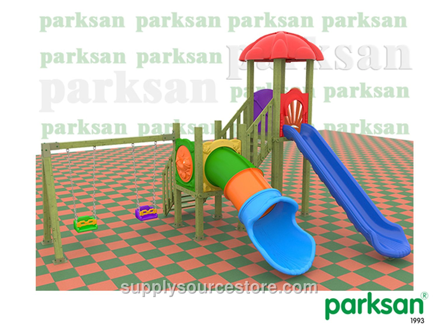 Wooden Playground Play Set (Classic Series)