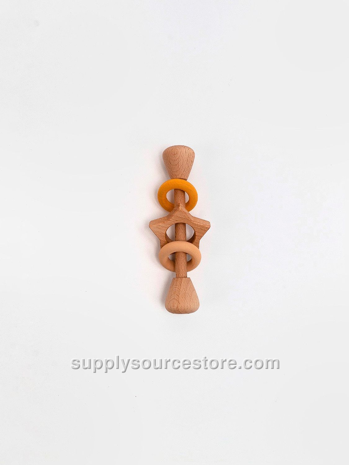 Rings and Star rattle / Yellow