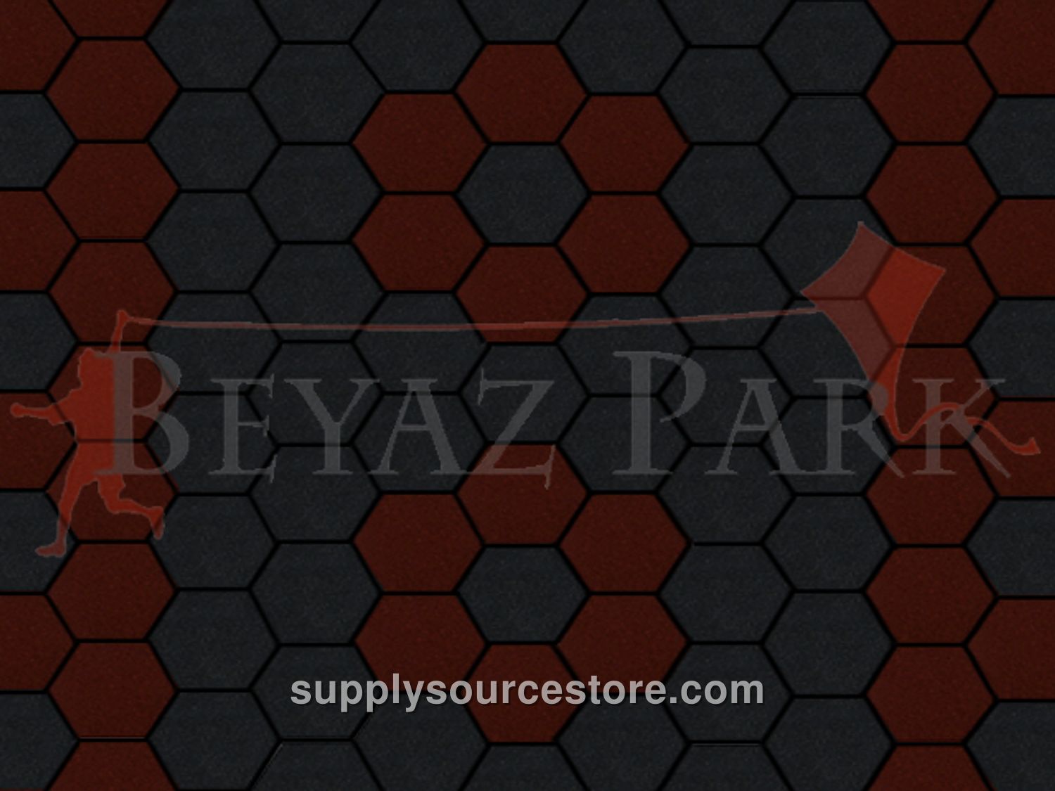 White Park – 16 – Hexagonal Rubber Tile Flooring