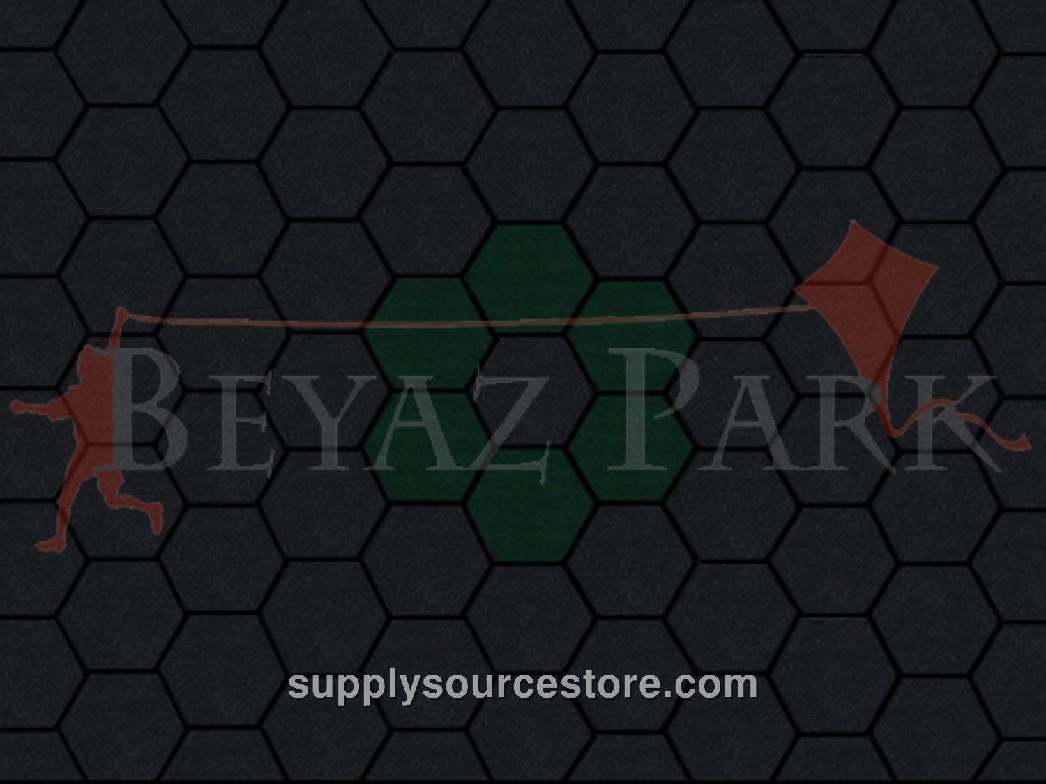 White Park – 15 Hexagonal Rubber Tile Flooring