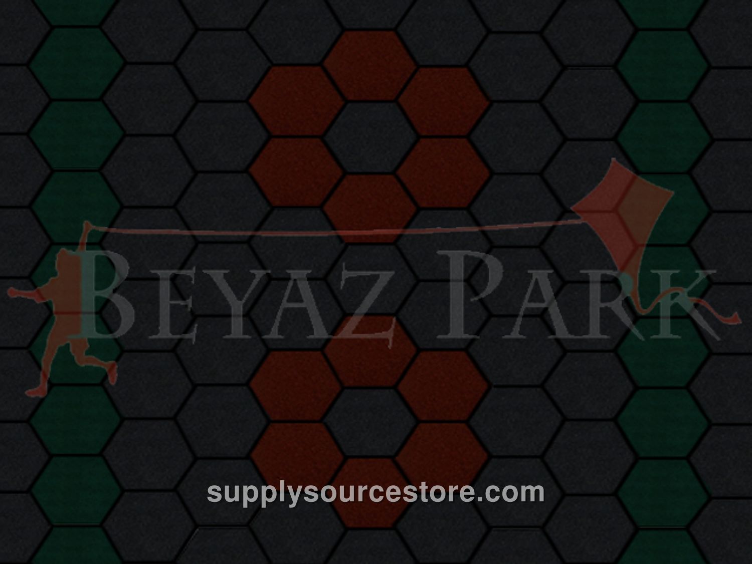 White Park – 14 – Hexagonal Rubber Tile Flooring