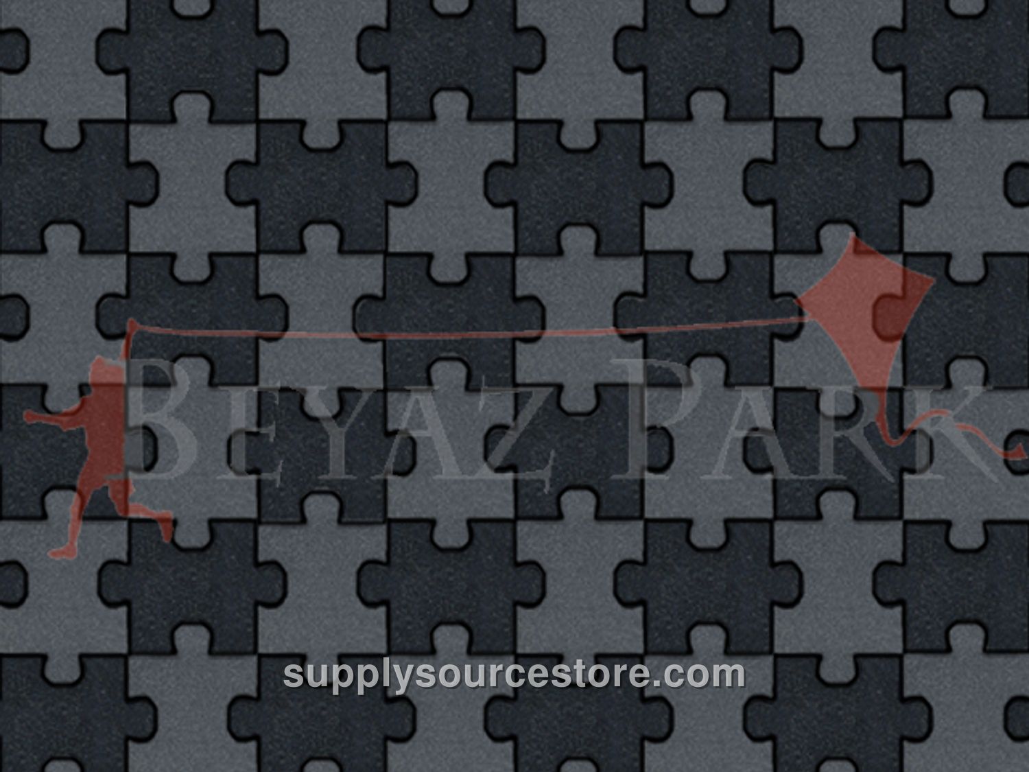 White Park – 10 – Puzzle Rubber Tile Flooring