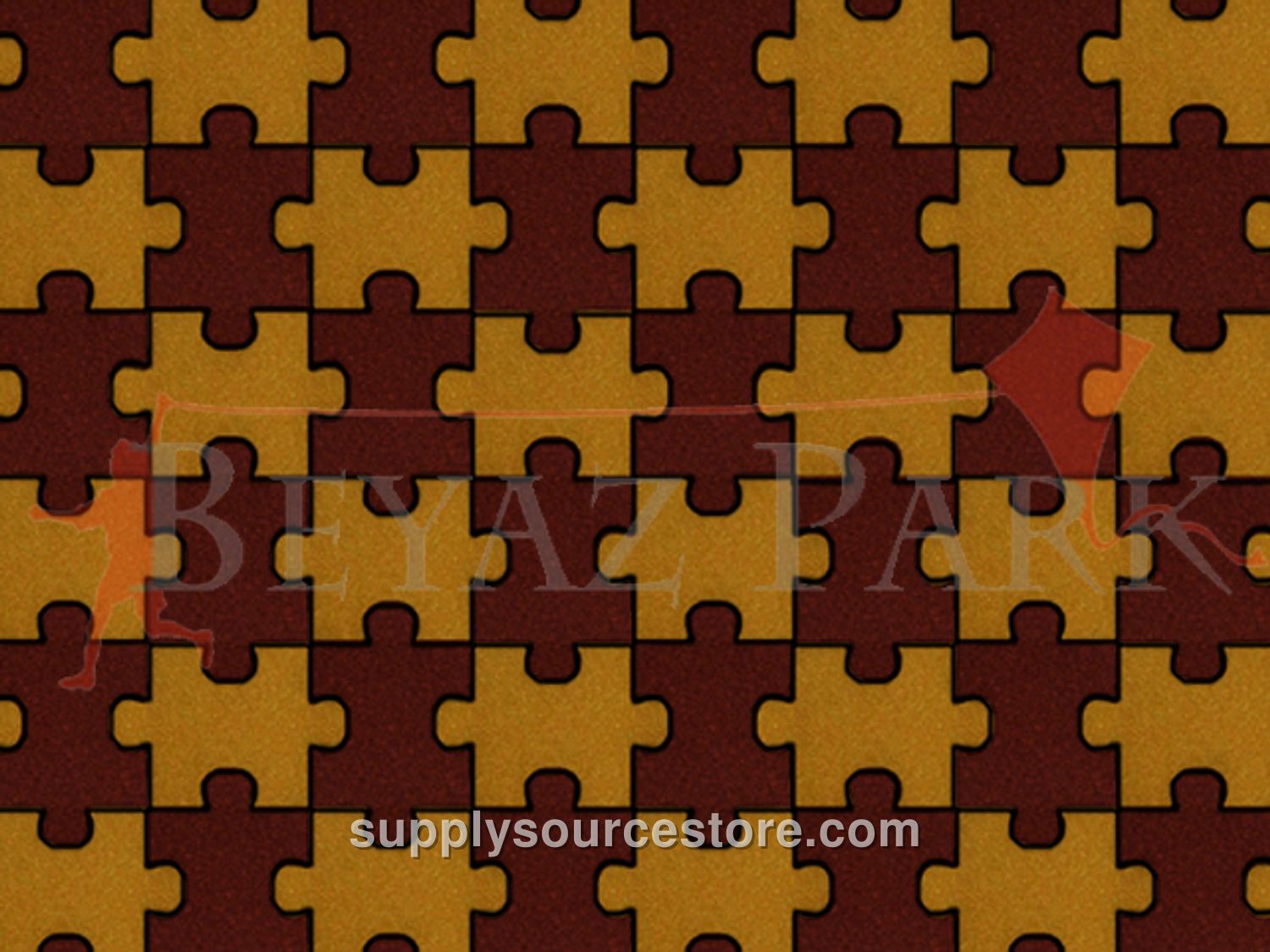 White Park – 09 – Puzzle Rubber Tile Flooring