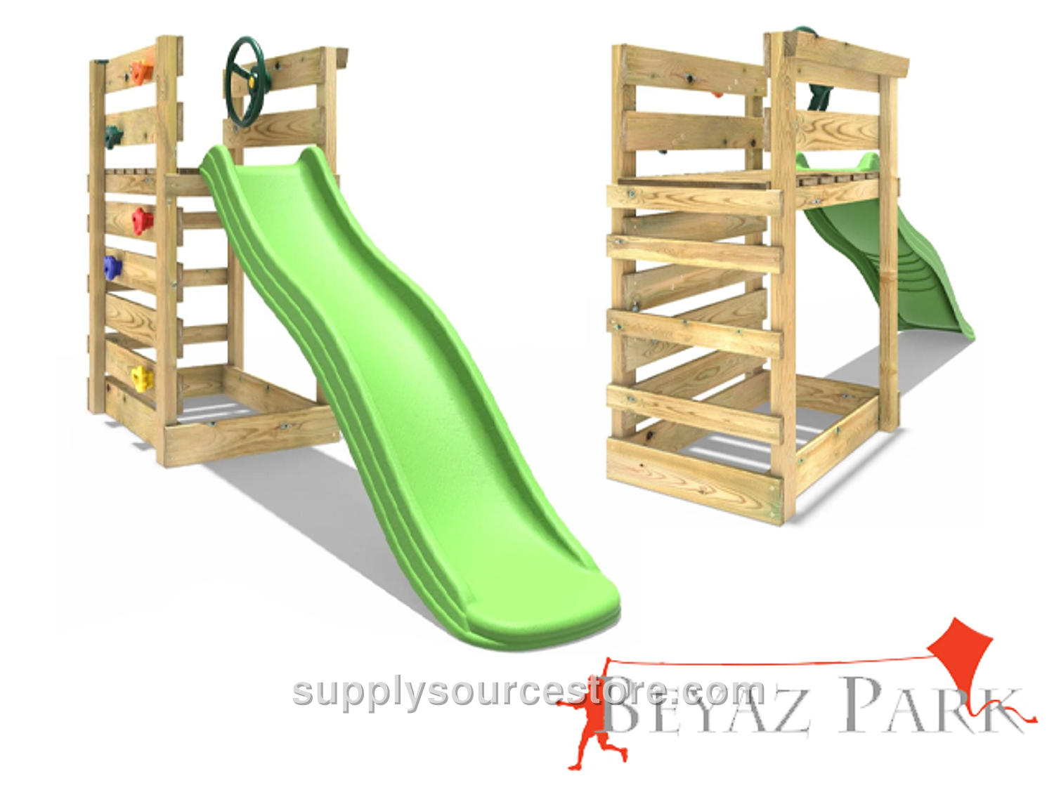 White Park – 30902 – Wooden Garden Slide
