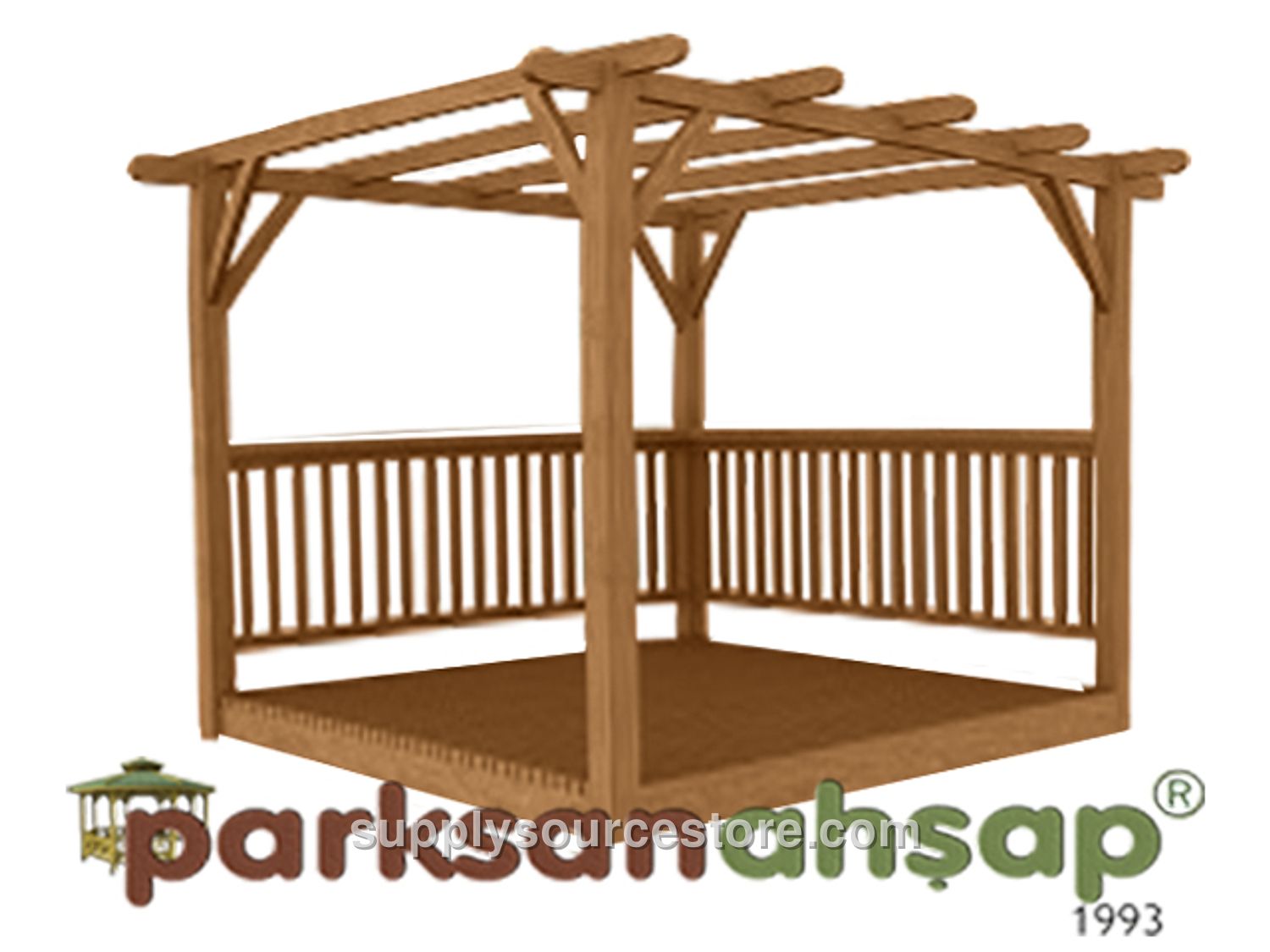 Wooden Pergola 300(L) x 300(W) x 250(H)