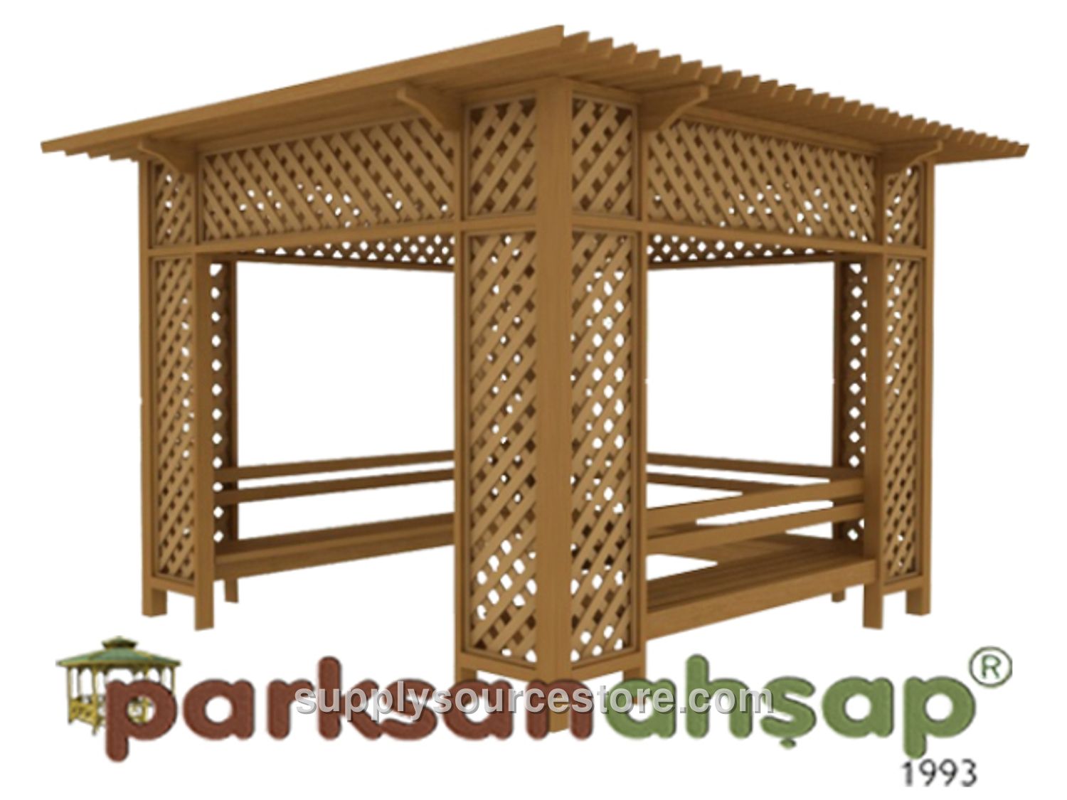 Wood – Wooden Pergola 300(L) x 300(W) x 250(H)
