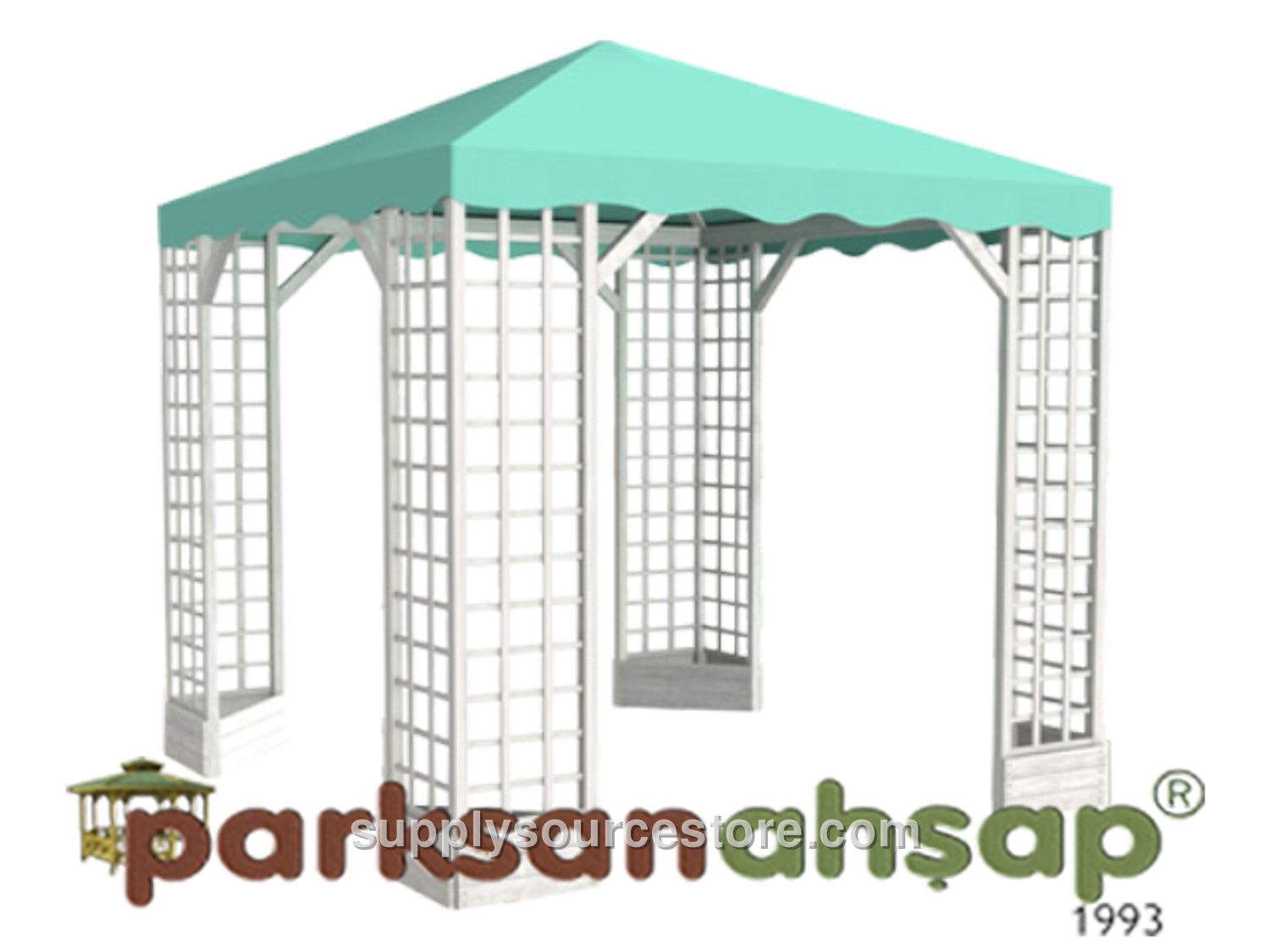 Wood – Wooden Summer Pergola 300L x 300W x 250H