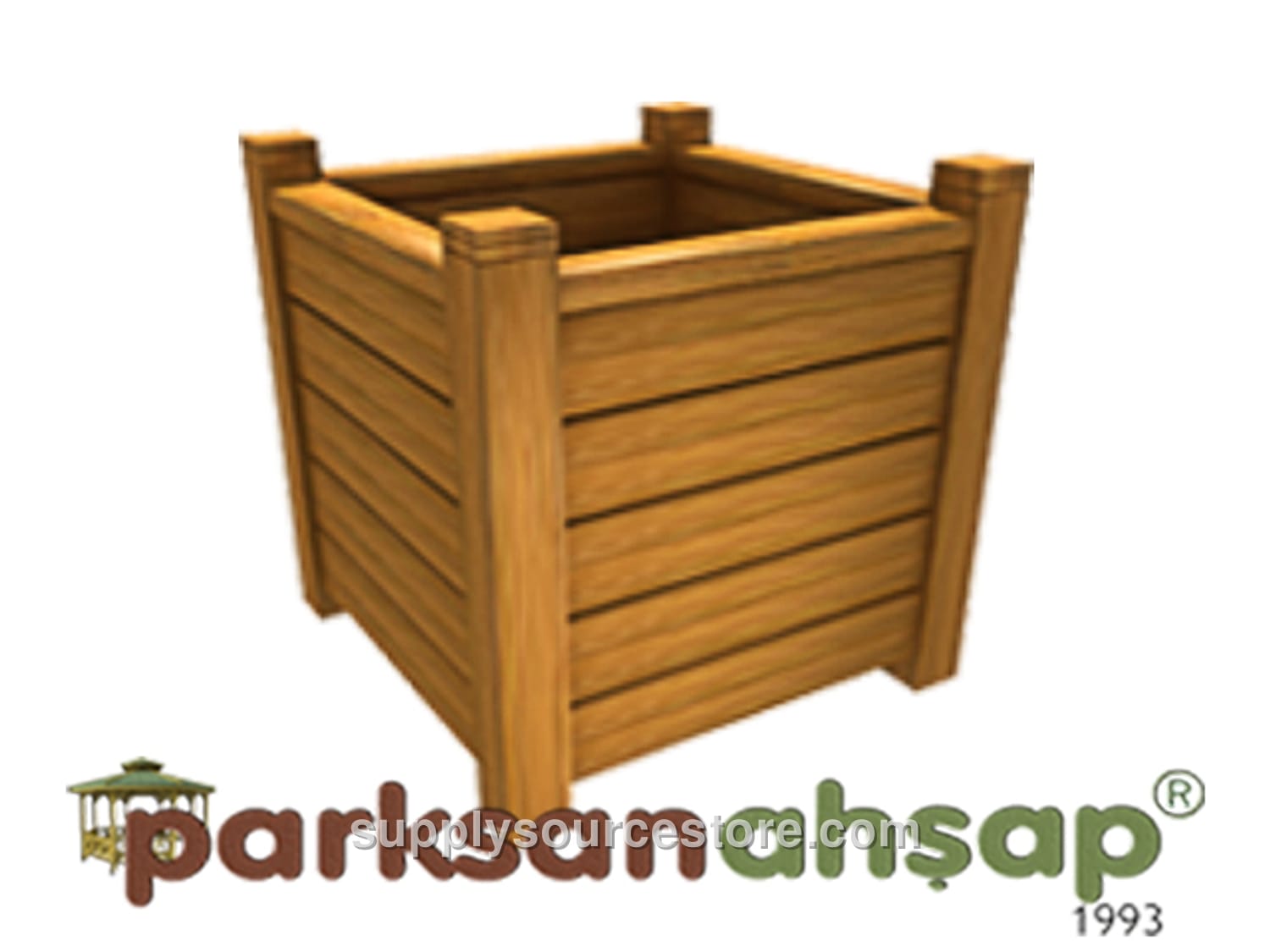 Wooden Pot 60(L)x60(W)x60(H)