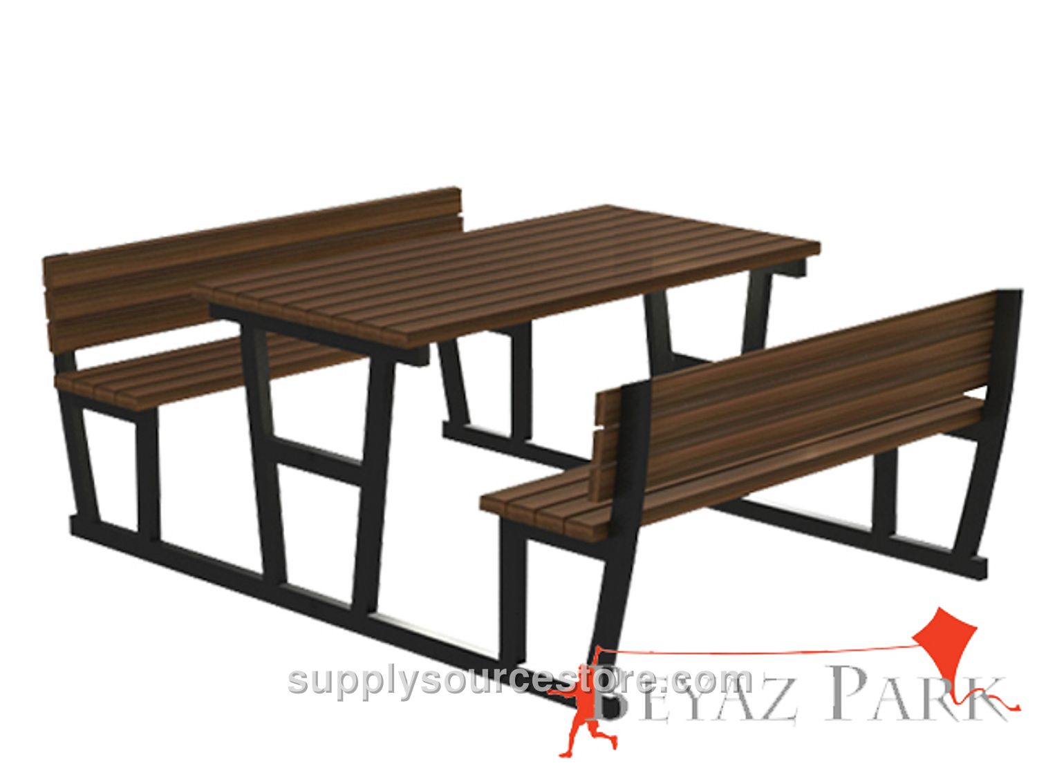 Picnic Table (Metal Legs) 195(L)×190(W)×80(H)
