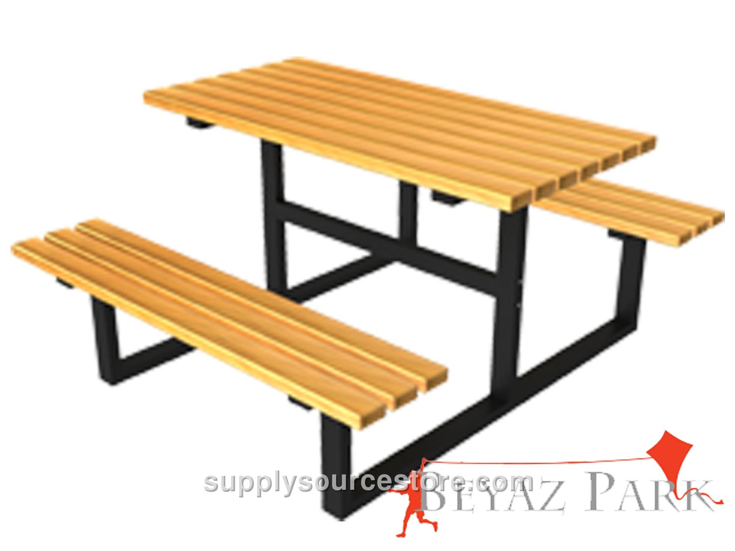 Picnic Table (Metal Legs) 145(L) x 162,5(W) x 75(H)