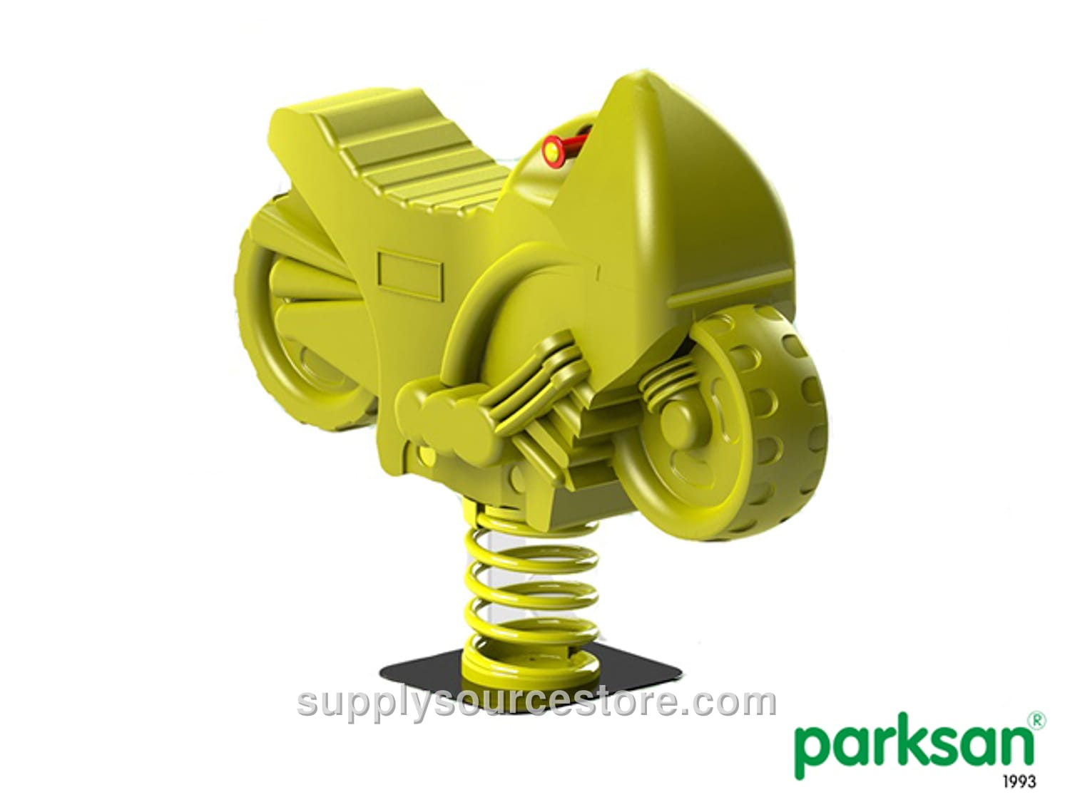 Spring Playground Bounce Race Motor (Polyethylene)