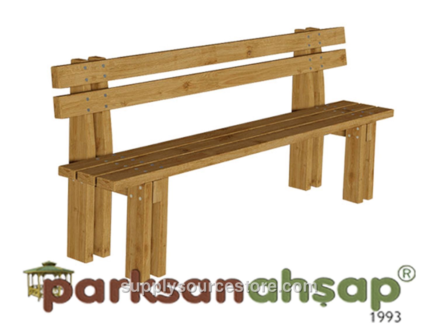 Wood – Wooden Bench 195(L)x30(W)x45(H)