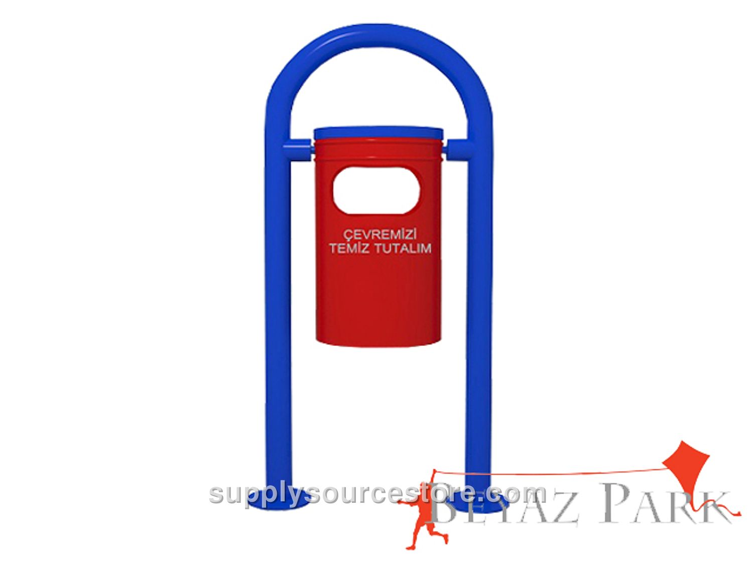 Outdoor Metal Litter Bin