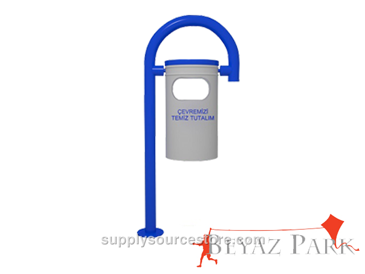 Outdoor Metal Litter Bin