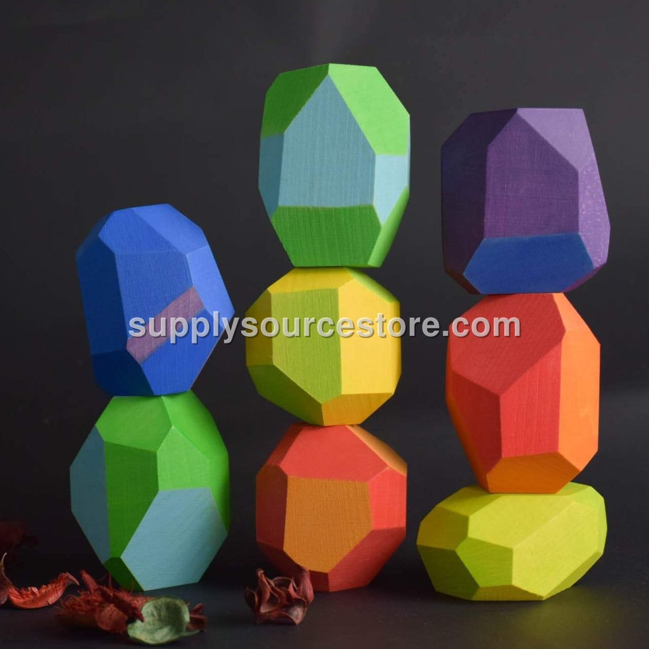 Wooden Stacking Stones Tumi Ishi